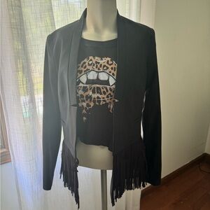 Banana Republic Black Blazer Classic Professional Style